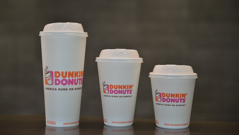 Dunkin Styrofoam cups