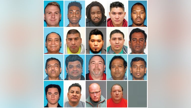 Operation Open Door mugshots