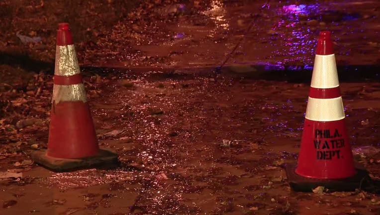 Roosevelt Boulevard water main break