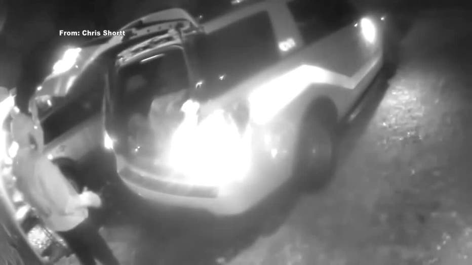 A man was caught on camera stealing