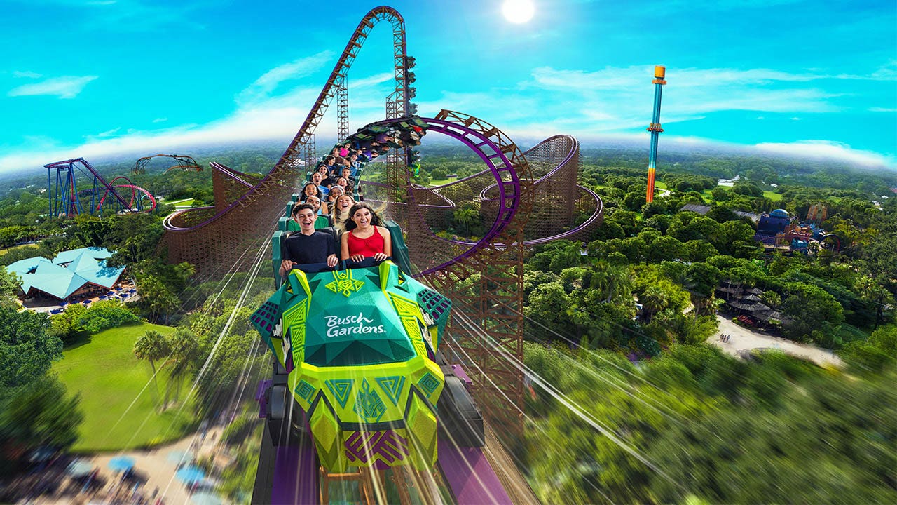 Busch Gardens' new hybrid coaster features 91-degree drop | FOX 29
