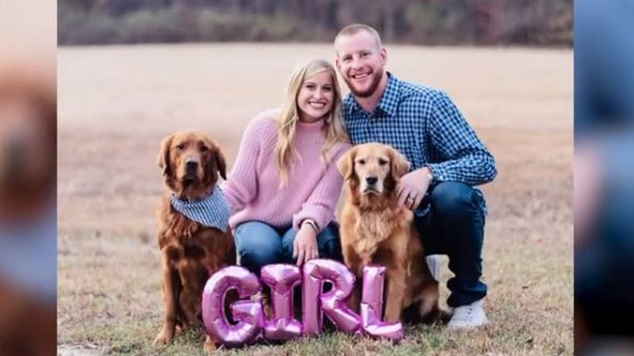 Carson Wentz Wife Expecting First Daughter After Gender Reveal