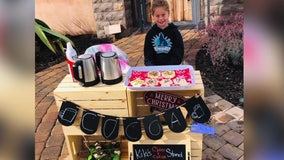 California Kindergarten student sells cookies and hot cocoa to pay off classmates' lunch debt