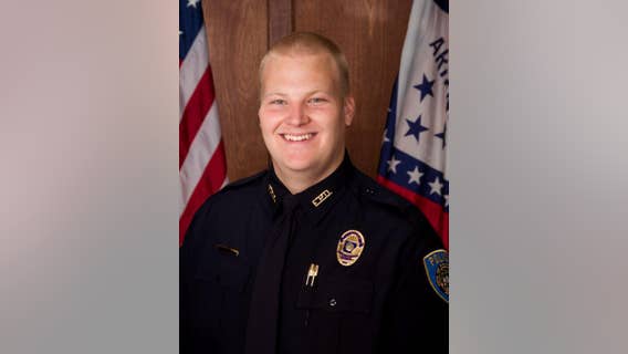 Arkansas authorities: Slain cop shot 10 times in head