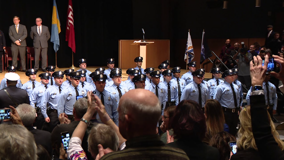 As new officers are sworn-in, search for Philadelphia police commissioner continues