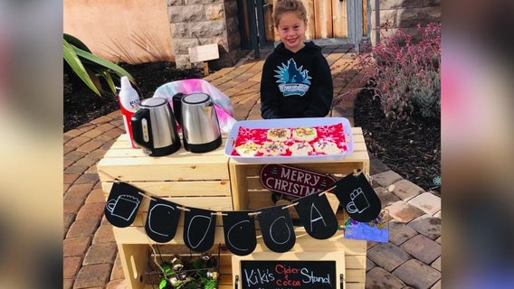 California Kindergarten student sells cookies and hot cocoa to pay off classmates' lunch debt