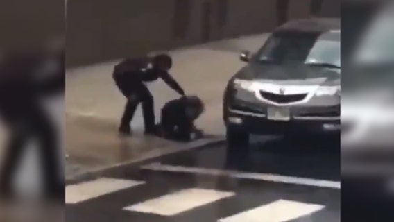 Harrowing video shows Jersey City officer running into gunfire to rescue fellow officer