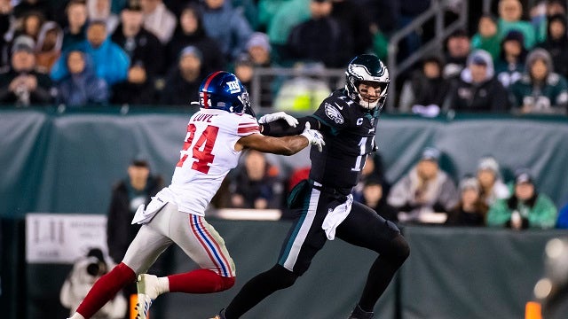 Eagles rally past Manning, Giants 23-17 in OT
