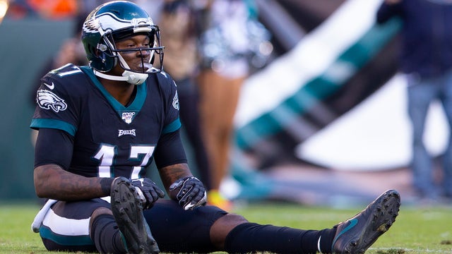 Eagles wide receiver Alshon Jeffery out for season with foot injury