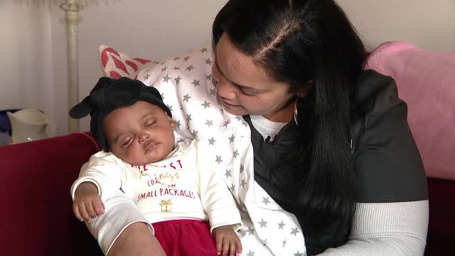 Surprise baby born prematurely home for the holidays