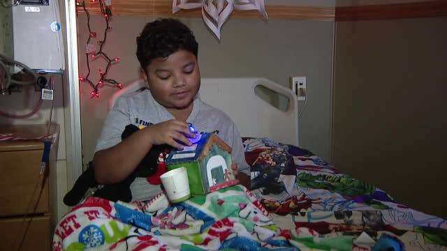 Boy undergoing treatment for Cystic fibrosis collects money for homeless