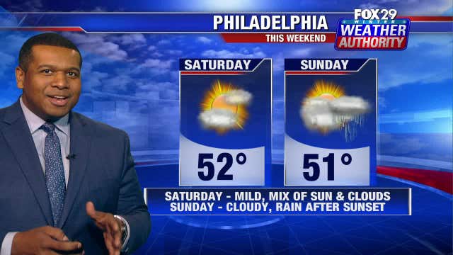 Weather Authority: Mild weekend gives way to rain showers