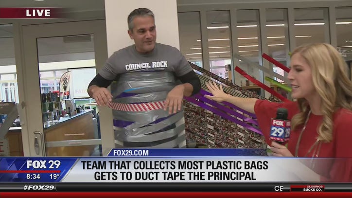 Newtown Middle School held plastic bag collection contest for environment