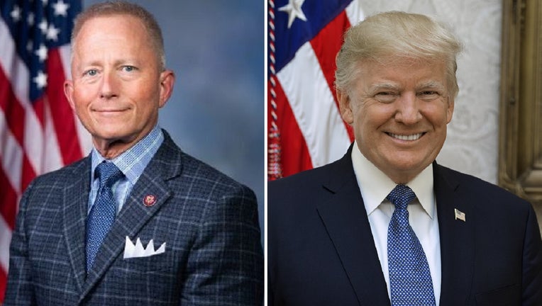 New Jersey Rep. Jeff Van Drew and President Donald Trump