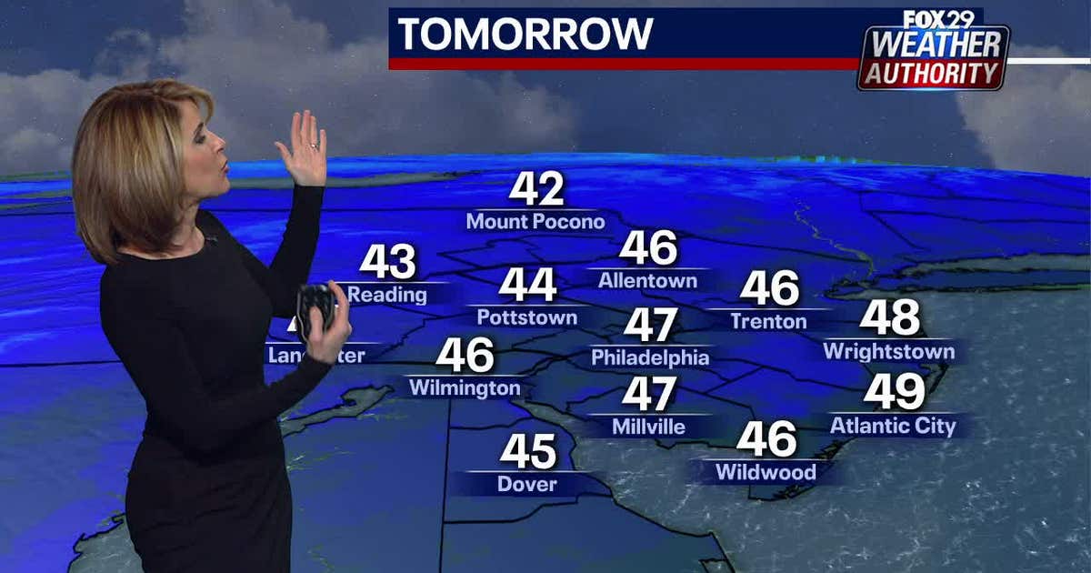 Weather Authority: Mild temperatures ahead of weekend rain | FOX 29 ...