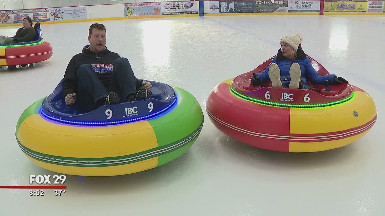 bumper cars on ice 2021