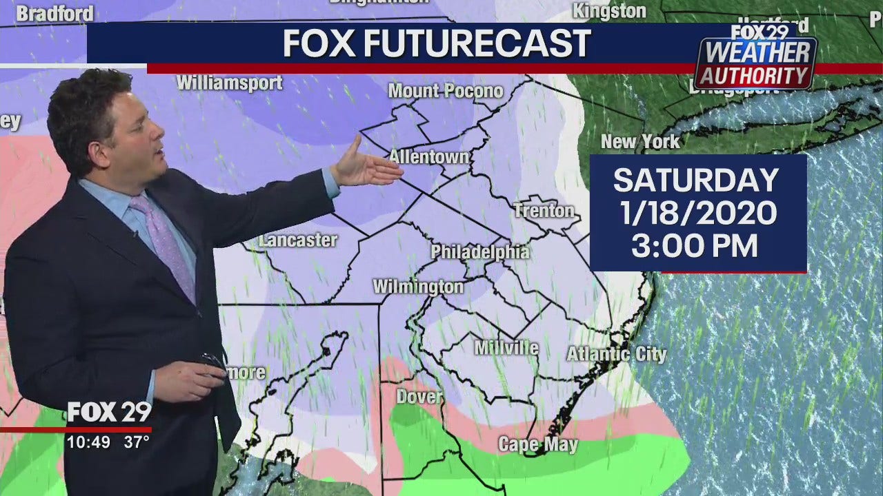 Fox 29 Weather Authority 7 Day Forecast Thursday Update