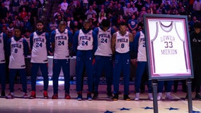 Philadelphia 76ers honor Kobe Bryant in pregame tribute