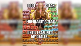 Meme relating Girl Scout cookies to drugs circulating on social media