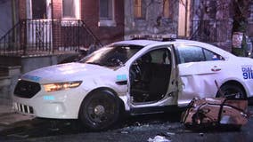 Police officer injured after crash in Kensington