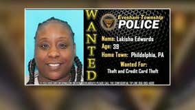 Evesham Township police searching for woman accused of swiping wallet