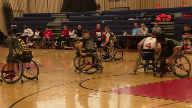 Young basketball players compete in Philadelphia for chance at national championship tournament