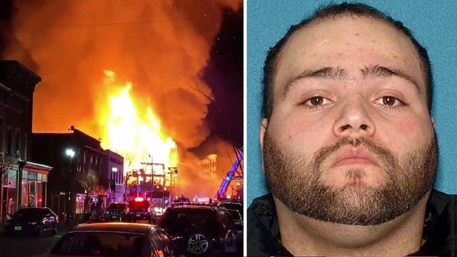 Man charged with arson in fire that torched several NJ buildings