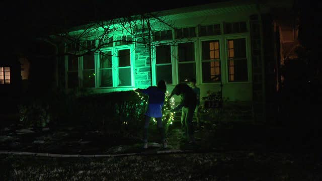 Havertown lights up in green to support teens battling cancer