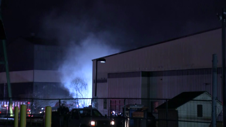 Holmesburg waste management facility the scene of a 2-alarm blaze