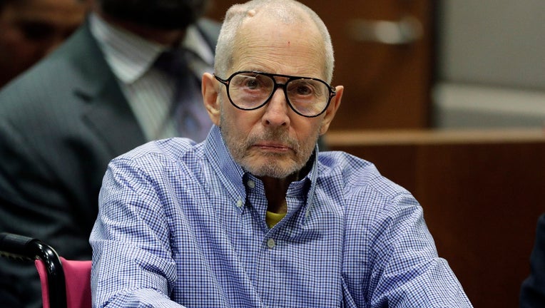Real estate heir Robert Durst appears in court for a preliminary hearing after being charged with capital murder in Susan Berman's killing.