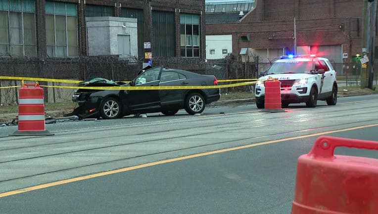 North Philly delivery truck crash