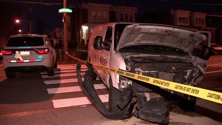 Princeton Avenue stolen truck crash