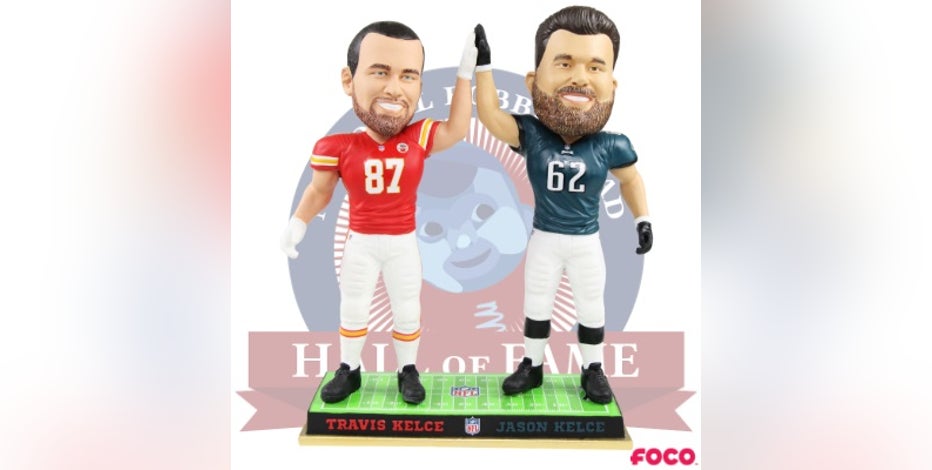 jason and travis kelce jersey