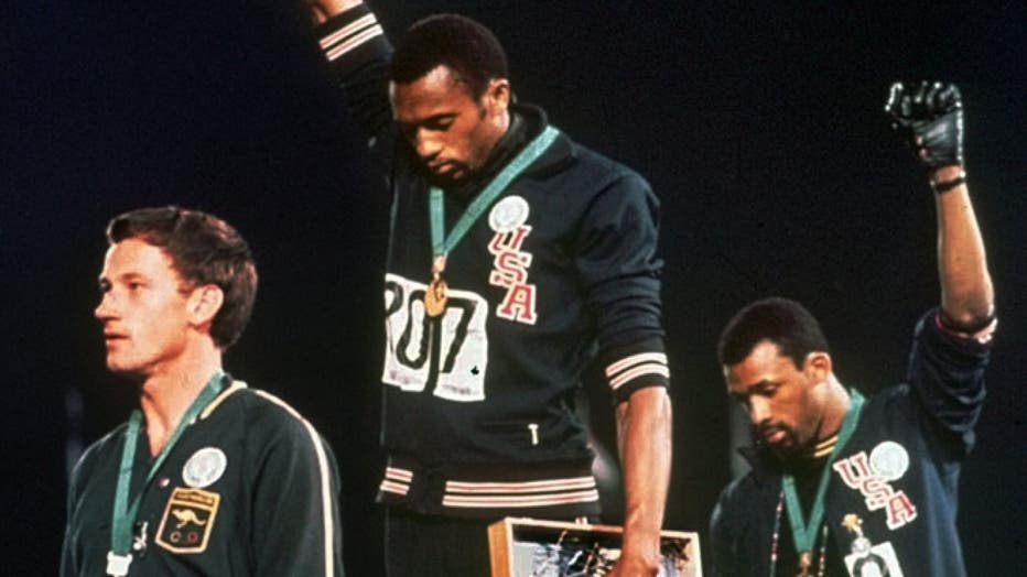 Olympics Black power salute