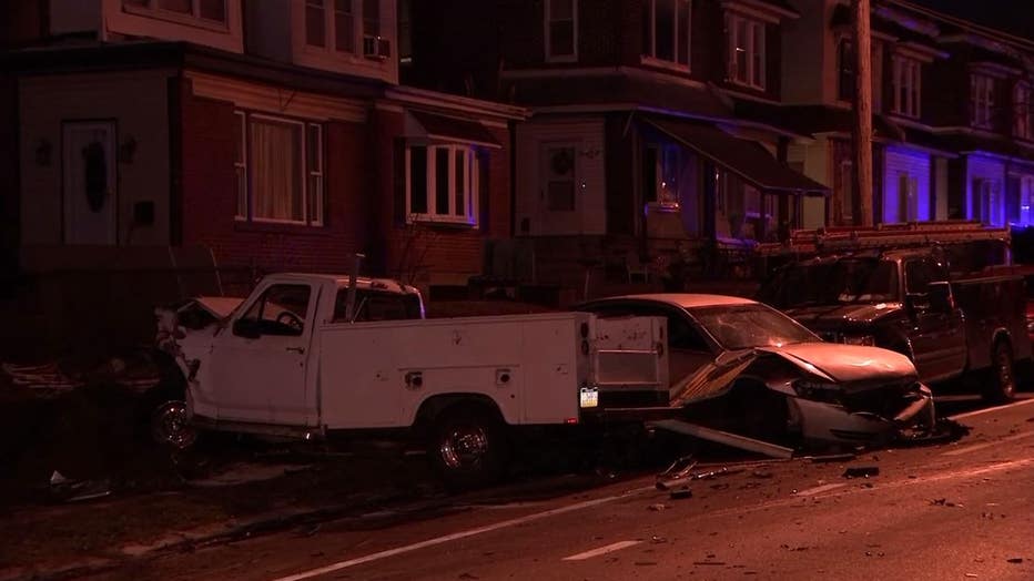 Princeton Avenue stolen truck crash