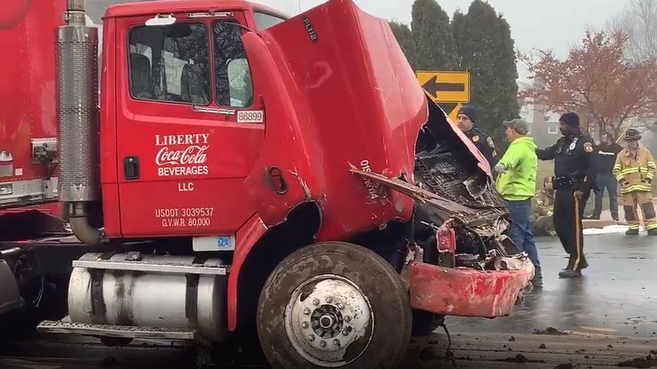 Coca-Cola tractor-trailer crashes into Quakertown home