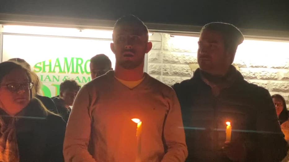 Vigil for deli owner