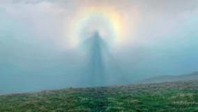 Incredible 'angel in the sky' caught on camera thanks to weather phenomenon