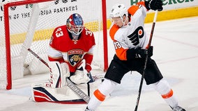 Van Riemsdyk has 3-point game, Flyers beat Panthers 6-2