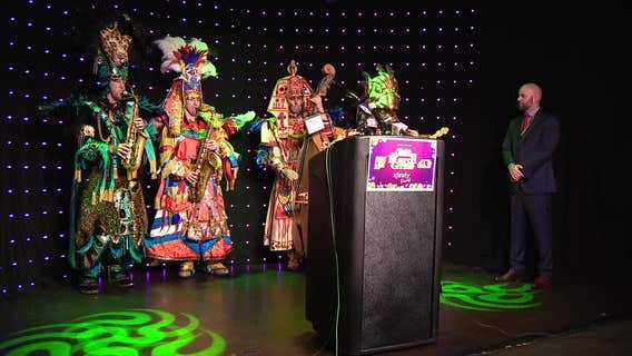Mummers promote upcoming Mardi Gras event, address controversy