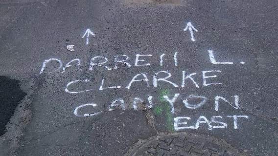 Man names potholes after Philadelphia city council president in hopes of getting them fixed