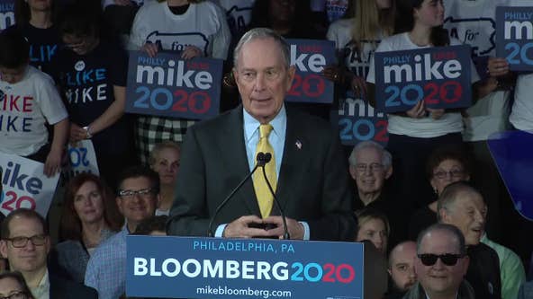 2020 candidate Mike Bloomberg visits Philadelphia Tuesday