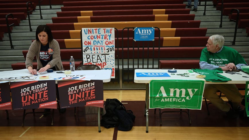 Buttigieg, Sanders appear to lead as Iowa releases caucus results from 62% of precincts