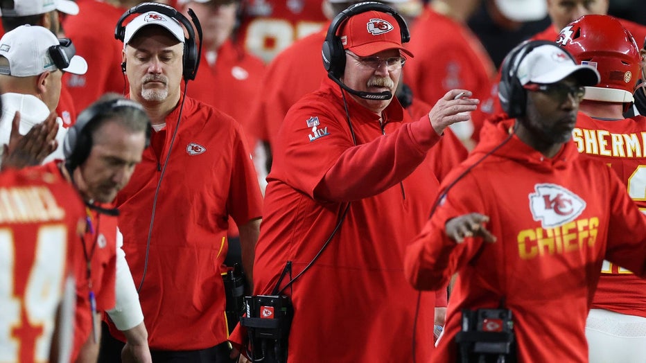 Head coach Andy Reid of the Kansas City Chiefs
