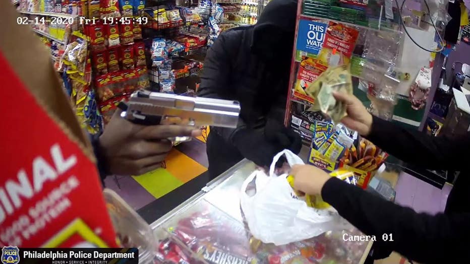 Armed robbery at New Family Food Market on Belmont Avenue in West Philadelphia