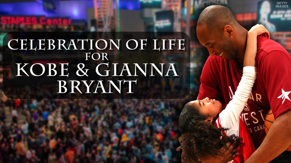 Celebration of Life for Kobe and Gianna Bryant