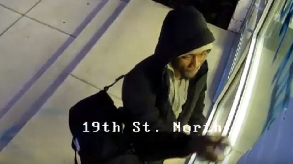 Racist graffiti suspect