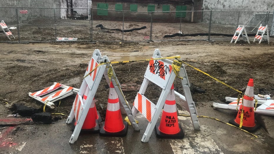 South 8th Street explosion aftermath