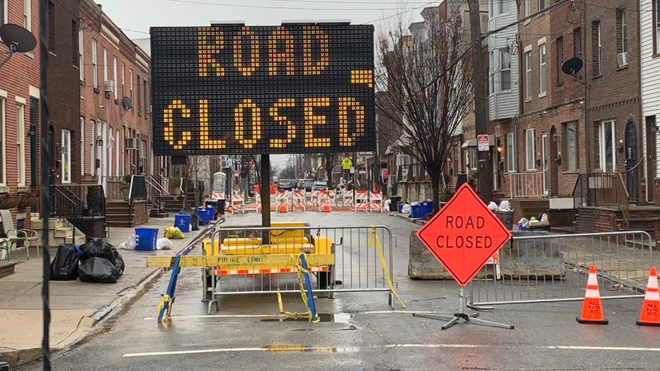 South 8th Street explosion aftermath