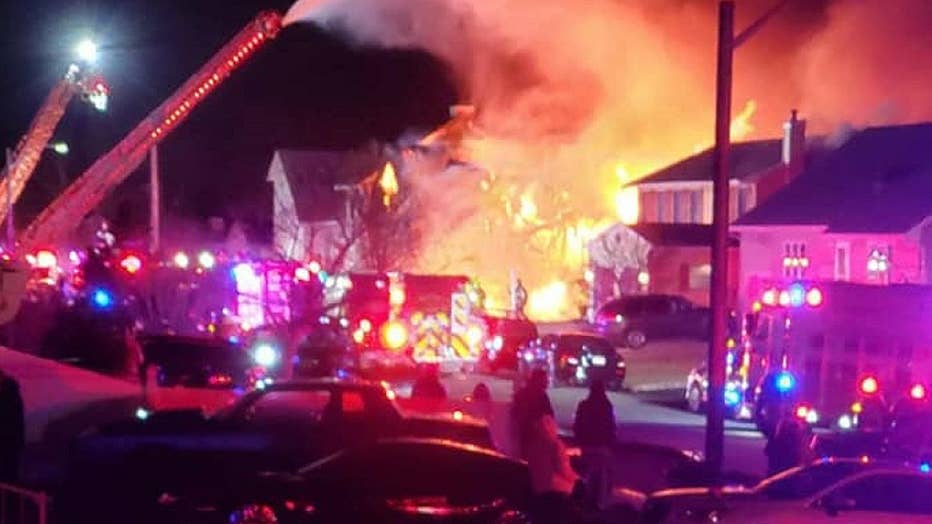 The fire broke out on 15th Street in Toms River over the weekend.